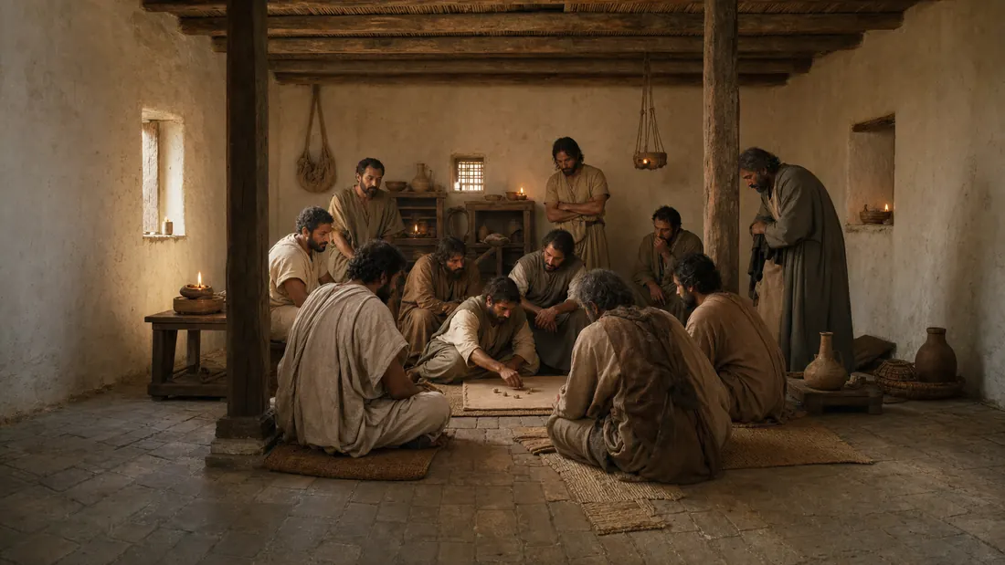 Reconstruction of the upper room in first-century Jerusalem